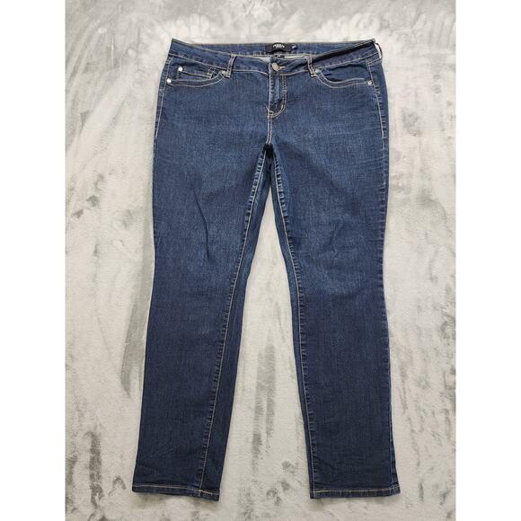 Torrid Classic Skinny Jean Size 18S Blue Dark Wash Mid Rise Vintage Stretch - Picture 1 of 13